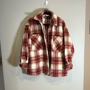 Zara Plaid Shacket